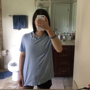 blue t shirt